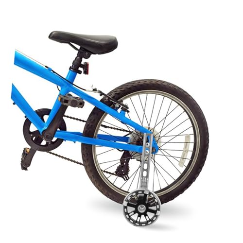 Ruedas de Entrenamiento LED Profesionales Veemoon para Bicicleta, Negro, Juego de Ruedas de Equilibrio para Principiantes miniatura 6