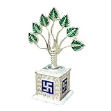 Silver Plated Tulsi Plant for Pooja, Vastu Items