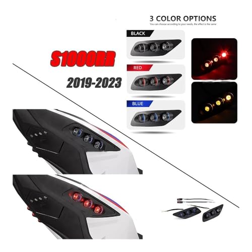 Feu arrière pour moto S1000RR clignotant intégré optique LED 2019-2022 - 2