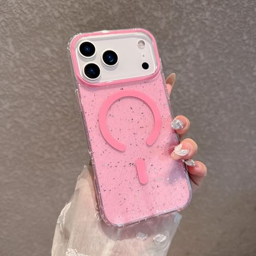 RNOZX iPhone 17 Pro Max�p �}�O�l�b�g���O���b�^�[�X�}�z�P�[�X �z���_�[�t�� �\�t�g�V���R���� �ϏՌ��o���p�[�o�b�N�J�o�[�iiPhone 17 Pro Max�p/sfmkl-case-red�j