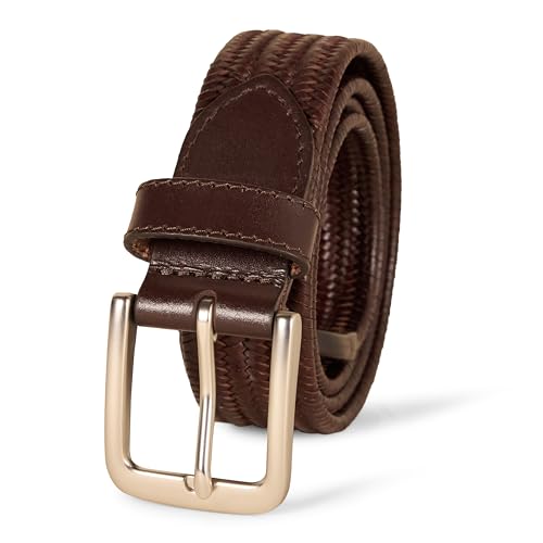 Ceinture en tissu extensible tubulaire homme idéale pour le golf et les loisirs