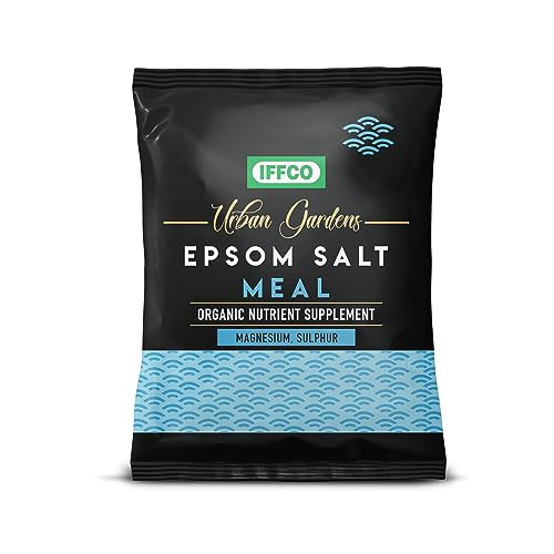 IFFCO Urban Gardens - Epsom Salt 900 gm - Organic Source of Magnesium Sulphate for Plants and Home Garden - Water Soluble Powder