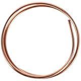 Material de alta conductividad: la manguera de cobre proporciona una excelente transferencia de calor para aplicaciones como serpentines de cobre de aires acondicionados y sistemas de serpentines de cobre de enfriadores, serpentines de refrigeración de cobre comerciales y tuberías de ca de cobre puro