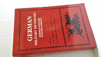 Paperback German Military Dictionary Book