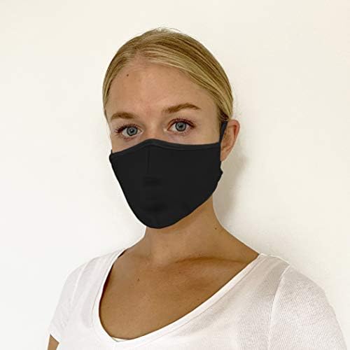 PM2.5 Face Mask Filters with Activated Carbon - 5 Layer Protection with Carbon Filter Inserts, Washable Face Masks for Adults