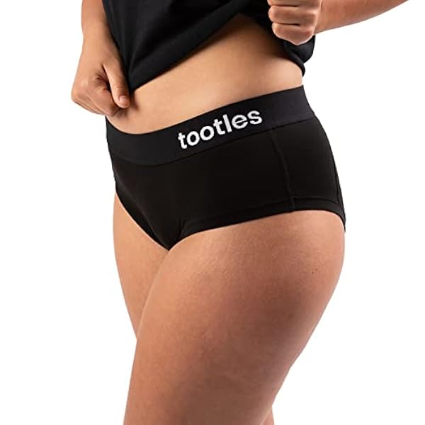 TOOTLES-Ropa interior de carbón filtrante de pedos para mujer, flatulencia, neutralizante, desodorizante y bloqueante, bragas hipster de cintura alta
