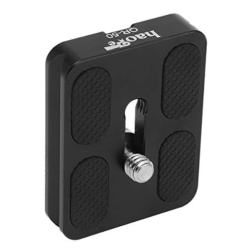Haoge 50Mm Qr Quick Release Plate And D-Ring Screw Fits Arca-Swiss Standard For Tripod Ball Head #TOP3