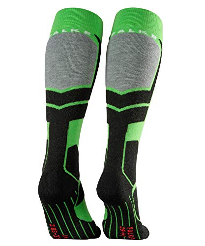 FALKE Snowboardsocken SB2 Wolle Herren schwarz weiß viele weitere Farben Dicke verstärkte Snowboardstrümpfe ohne Muster mit mittelstarker Polsterung kniehoch warm Snowboardfahren 1 Paar – Bild 3