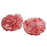 Dimensions : diamètre de la fleur : environ 17 cm, 2 pièces