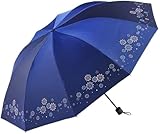 BIBTOO Paraguas al Aire Libre Paraguas de Diez Huesos Sombrilla Grande Lluvia o Sol Paraguas Paraguas Paraguas de Viaje(1)