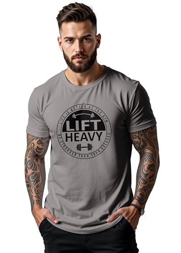 Image of Peppyzone Men's Regular Fit Gym Workout T Shirt for Men