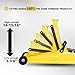 YELLOW JACKET 2.5 Ton Trolley Jack Hydraulic Low Profile Floor Jack for Cars Lift with Single Piston Lift Pump, 5500 lb Capacity