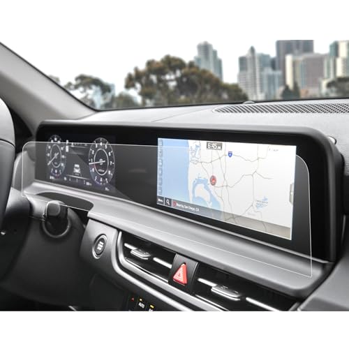 SXCY 2PCS for 2025 Kia Seltos Screen Protector 2024 2025 Seltos Accessories(S/EX/X-Line/SX) 2025 Seltos Navigation Infotainment Screen Protector[Nano]