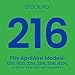 AprilAire 216 Replacement Filter for AprilAire Whole House Air Purifiers - MERV 16, Allergy, Asthma, & Virus, 20x25x4 Air Filter (Pack of 1)