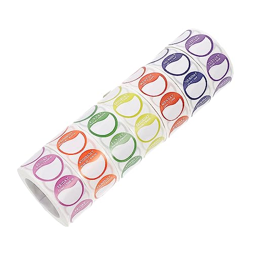 STOBOK 7 ロール 週 ラベル ステッカー ラベル キッチン 冷凍庫 食品 取り