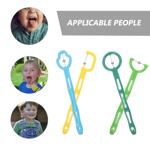Tongue Trainer, 4PCS Tongue Exerciser for Speech Myofunctional Therapy Tools Tip Lateralization and Elevation Therapeutic Tool Set for Apraxia Improve Feeding Skills - Image 6