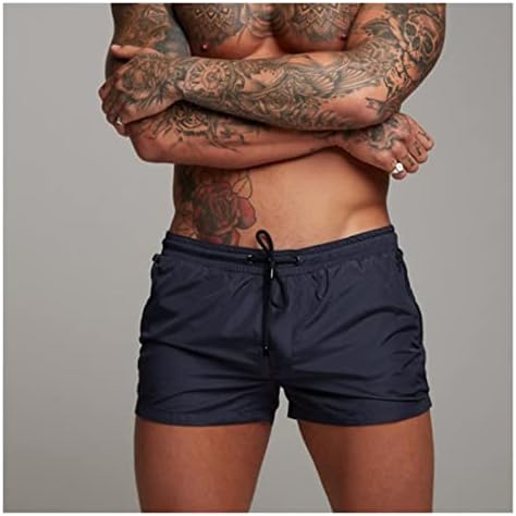 DXMRWJ Mens Swimsuit Men Swimming Shorts Shorts Sports Suits Surf Board Shorts Men Swim Trunks (Color : A, Size : 2XLcode)