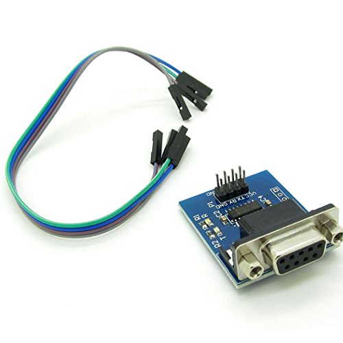 RS232 Serial Port to TTL Converter Module for Equipment Upgrades Like DVD with 4 20CM Doupont Cables