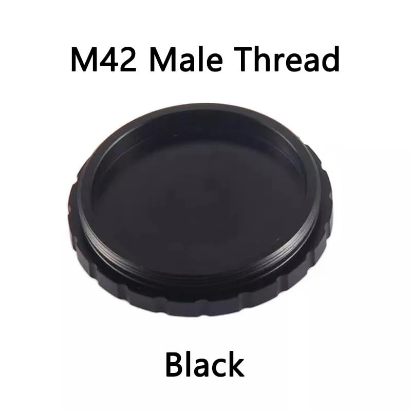 Tapa final roscada M42 para accesorios de telescopio astronómico con rosca macho 2