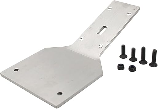 4MM Stainless Steel Big Chassis Elevation Angle Front Reinforced Plate for 1/5 HPI ROFUN ROVAN KM Baja 5B 5T 5SC Rc Car Parts