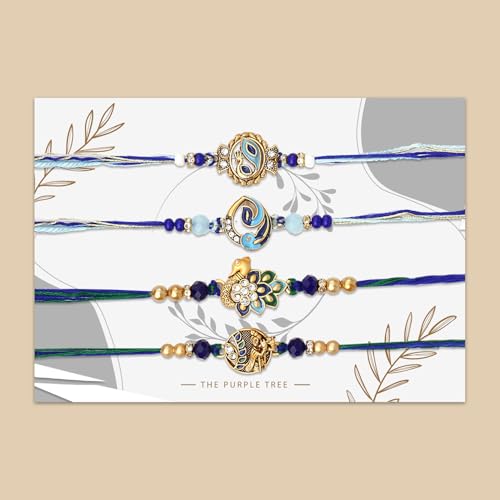 Image of The Purple Tree Rakhis For Brother, Rakhis for bhai, Rakshabandhan Gift, Rakhi Gift, Best Rakhi For Brothers