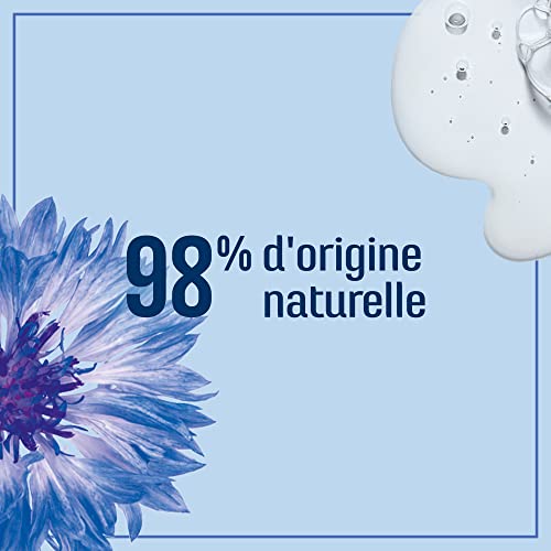 Le Petit Marseillais , Gel Douche Apaisant Haute Tolérance Fleur de Bleuet Bio (flacon de 400 ml) – 98 % d'ingrédients d'origine naturelle – Pour tous types de peaux, même sensibles