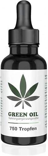 NATURE EFFECT - Premium HanföI 30 ml - Hanfsamenöl hochdosiert mit Omega 3 & 6 Öl Fettsäuren - Kaltgepresst in Deutschland - 750 Tropfen inkl. Pipette