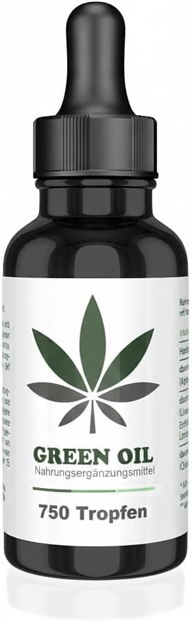 NATURE EFFECT - Premium HanföI 30 ml - Hanfsamenöl hochdosiert mit Omega 3 & 6 Öl Fettsäuren - Kaltgepresst in Deutschland - 750 Tropfen...