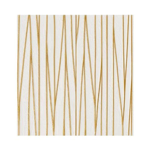 Image of CVD 3D PE Foam Self-Adhesive Wall Stickers | Gold Line Wallpaper for Home, Hotel, Living Room, Bedroom & Cafe | DIY Decorative Panel (70 x 70 cm, Approx. 5.8 Sq. Feet, 1 Piece)