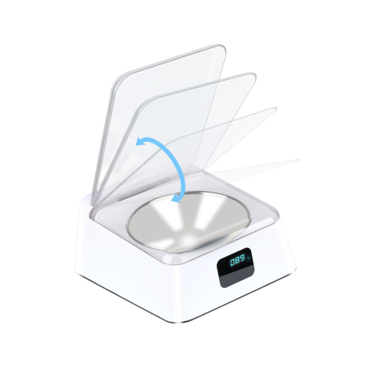 Angoily 1 Pc Dispensador Comida Animales dispensador de Alimentos para Mascotas alimentador de Mascotas de inducción infrarroja automático comedero para Perros