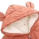 Famuka Baby Schneeanzug Baby Junge Baby Mädchen Winter Strampler Overall (Orange, 6M)