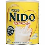 Nestle NIDO Fortificada Whole Milk Powder 56.3 oz. Canister, Powdered Milk Mix (Pack of 4)