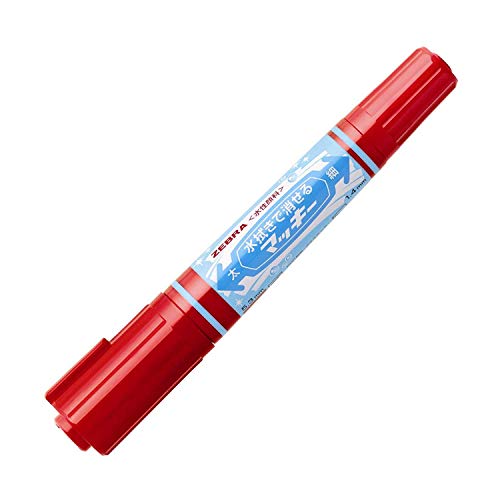 Zebra Mackee feutre rouge japan import wet-erase double pointe Maped