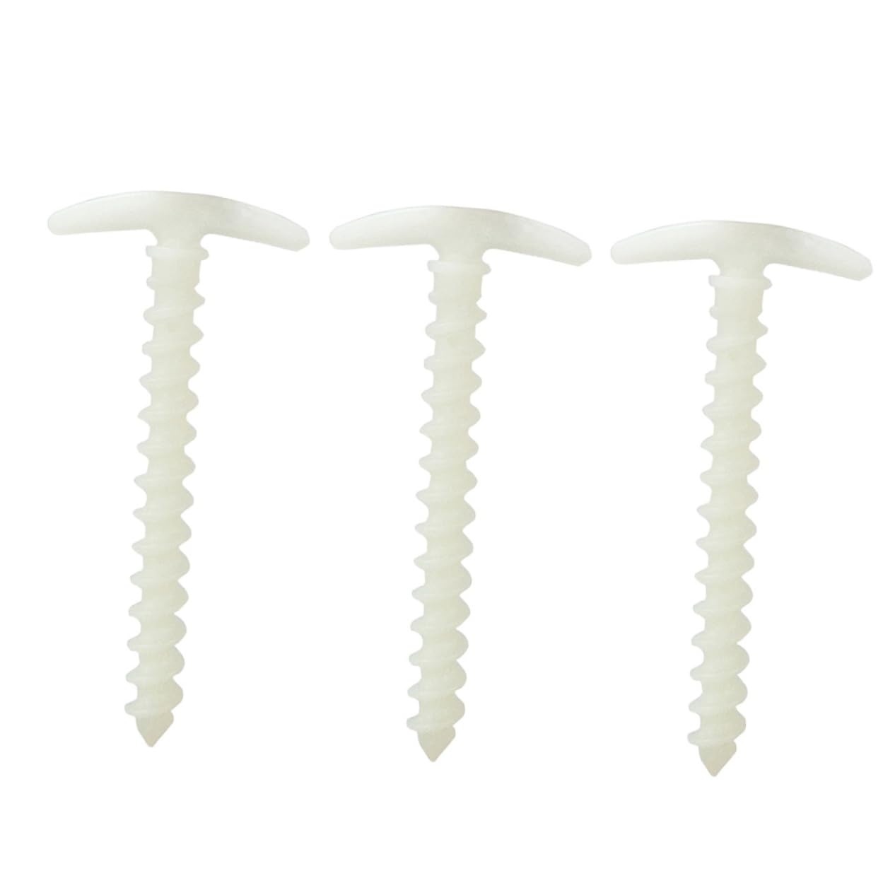 Piquets de tente de camping en nylon visibles la nuit : fixations anti-chute de sol