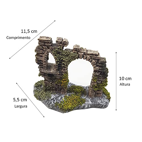Enfeite Para Aquário - Ruina Pequena