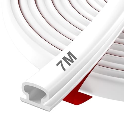 Selbstklebende Türdichtung Gummidichtung für Fenster & Türen – Zugluftstopper, Lärmschutz, Energieeffizienz, Wetterfest, Perfekt für Wohnung, Haus, Büro, Innenräume by Hzetuu