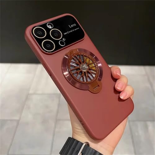 HIEHGN Custodia per telefono con supporto giroscopico con rotazione a