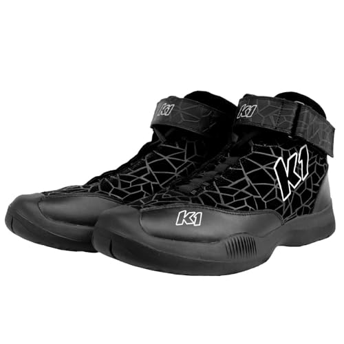 K1 Race Gear K1 Versus Nomex® Pit Crew Shoe - SFI 3.3/5 - Black - Size 12