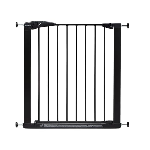 Munchkin Traphek, Maxi Secure Peuter & Babyhek, traphek, drukpassend, baby- of hondenhek, babyveiligheidshek voor trappen en deuropeningen, eenvoudig te installeren, zonder schroeven, kinderhek, 76-82