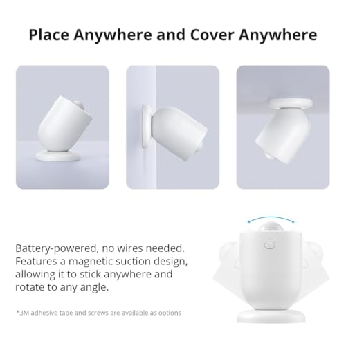 Image of Ledgebit SNZB-03P Zigbee 3.0 Motion Sensor - 5s Detection, Smart Home Security, Human Presence Sensor, Compatible with Alexa /Google, eWeLink App (Zigbee Hub Required)