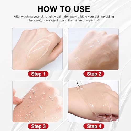 YKJHCSL Gentle Exfoliating Rice Essence with Hypochlorous Acid for Face and Body - For Smooth Skin & Pore Refinement - Enriched with Rice Extract - All Skin Types - 80ml
