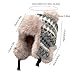 IPENNY Women's Winter Faux Fur Trapper Hat, Warm Knitted Ear Flap Cap, Fashion Cold Weather Outdoor Snow Ski Hat for Women (Light Grey)