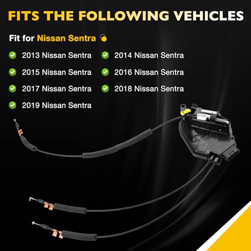 Image of Door Latch Lock Actuator Front Left Driver Side Compatible with 2013-2019 Nissan Sentra Driver Lock Actuator Replaces# 80501-9AN0A, 80501-3SG0A