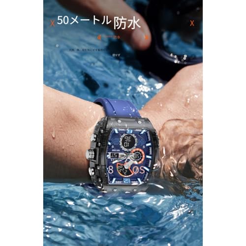 樽型スポーツウォッチ 多機能電子時計 商品画像4