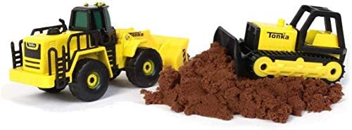 Tonka Metal Movers Combo Pack Mighty Dump & Front End Loader, Dumper Truck Toy for Children, Kids Construction Toys for Boys and Girls, Vehicle Toys for Creative Play, Toy Trucks for Children Aged 3 +