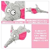 Partideal Hundespielzeug aus Plüsch für kleine Hunde, quietschendes Hundespielzeug, weiches Welpenspielzeug für Welpen, kleine, mittlere Hunde, 30cm,Grau