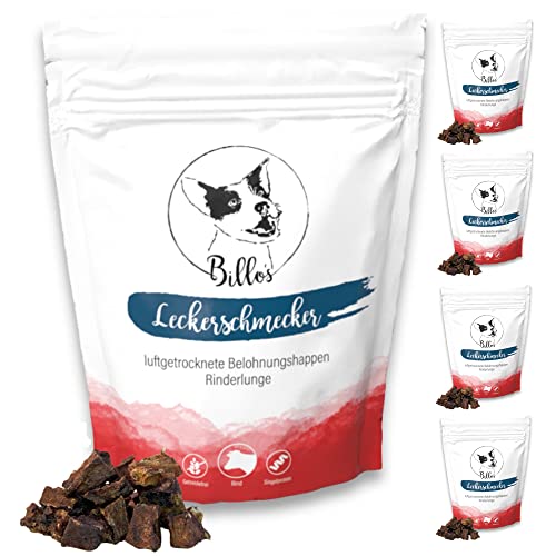 Getrocknete Rinderlunge Als Hundeleckerli – 600g, Mini Würfel, Kalorienarm & Naturrein