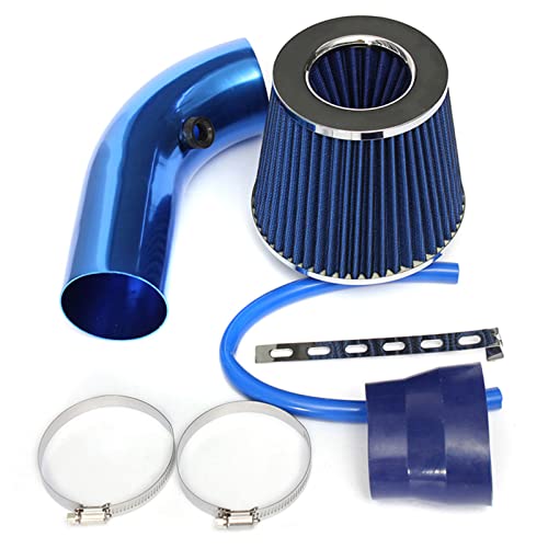 HUYAN 64-76mm/3” Universal Car Cold Air Intake Filter Induction Pipe Power Flow Hose System