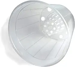 Vaso Pote 15 Transparente Orquidea Cone Plastico 10 Und