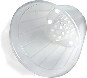 Vaso Pote 15 Transparente Orquidea Cone Plastico 10 Und